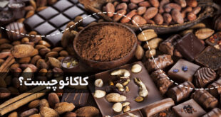 کاکائو درختی استوایی است که از دانه های آن برای تهیه شکلات استفاده می شود.