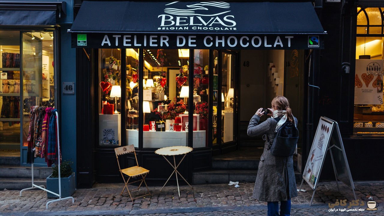 معروف‌ترین مغازه شکلات فروشی در بلژیک